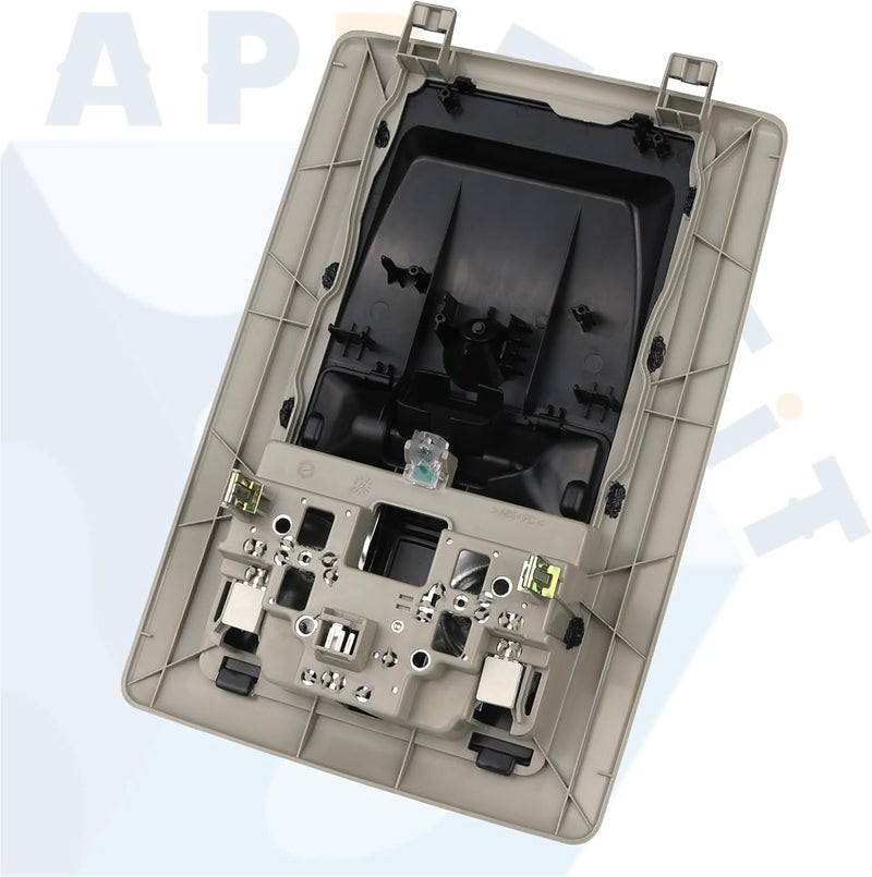 APPERFiT وحدة تحكم علوية مع ضوء وعدسة للسقف الداخلي متوافقة مع 2009-2024 دودج رام 1500 2500 3500 4500 5500 ملحقات أجزاء الشاحنة ضوء قراءة خريطة السقف الداخلي - Image 5